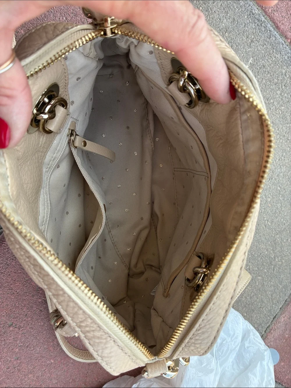 Kate Spade Gold Coast Georgina Quilted Leather Satchel Crossbody